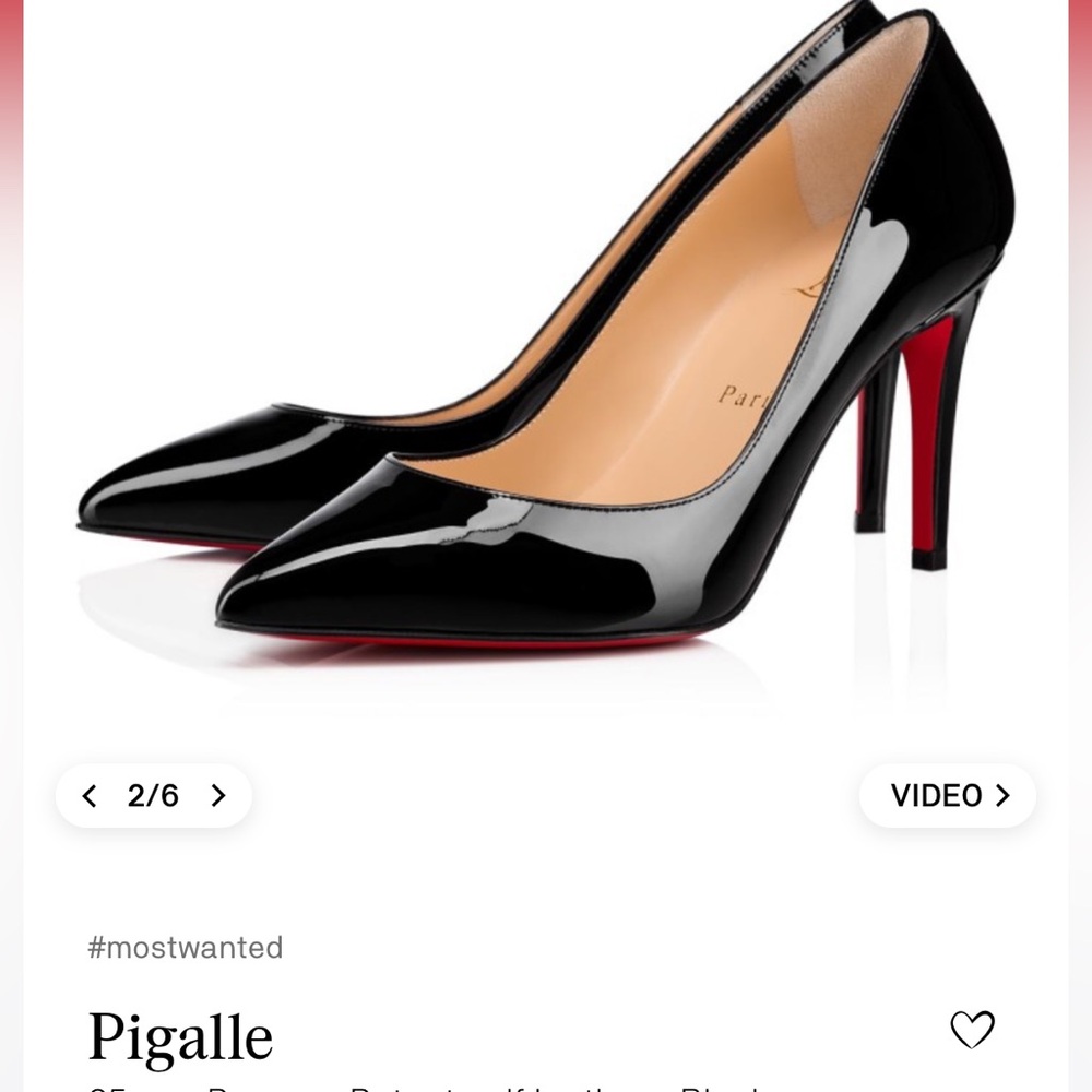 Louboutin Pigalle Follies 100 patent